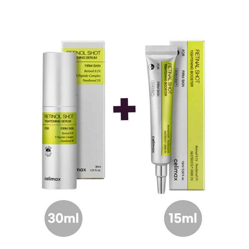 Celimax Vita A Retinol Shot Tightening Booster 15ml + Tightening Serum 30ml