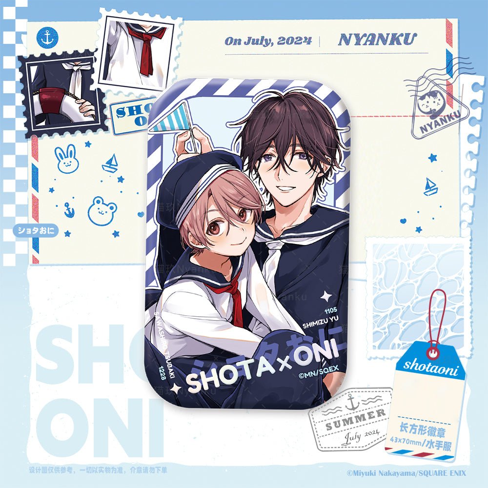 Shota Oni | Badge & Shikishi Board & Quicksand Standee & Acrylic Stand Figure Set Mao Jiu Anime Goods - FUNIMECITY
