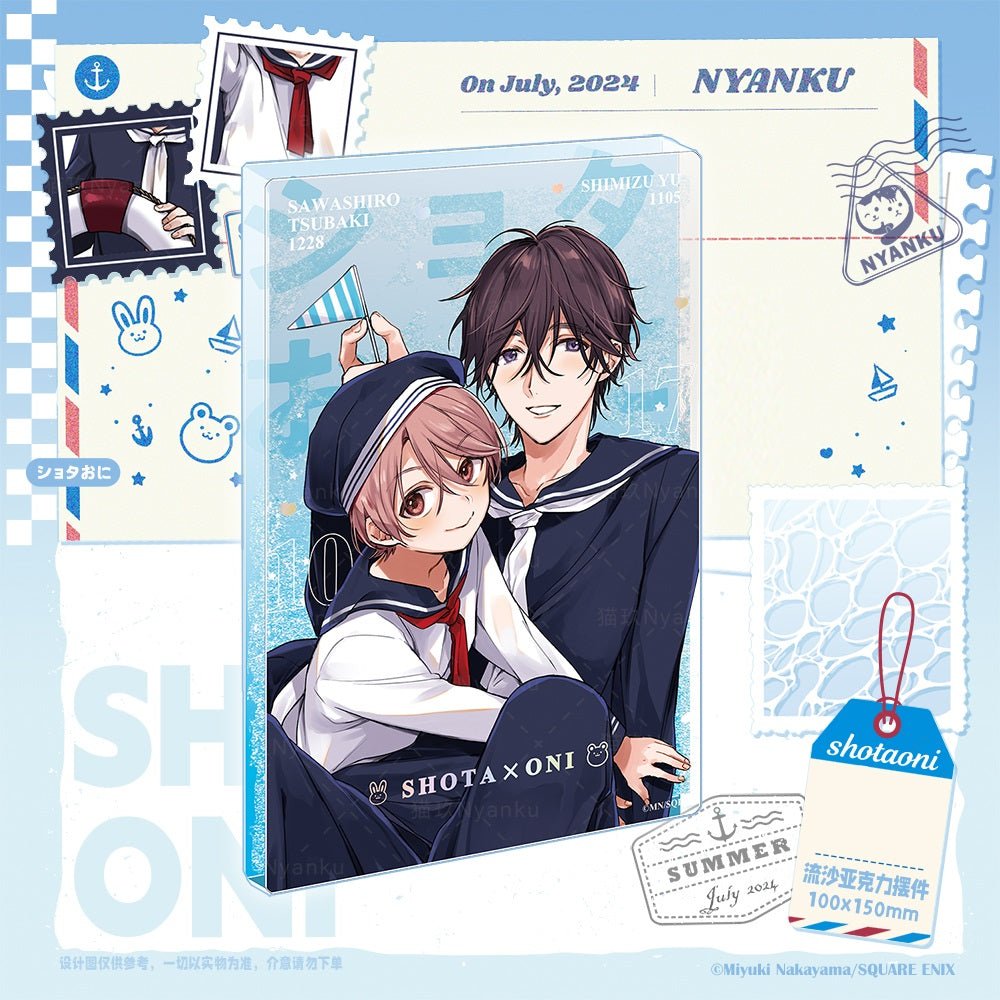 Shota Oni | Badge & Shikishi Board & Quicksand Standee & Acrylic Stand Figure Set Mao Jiu Anime Goods - FUNIMECITY