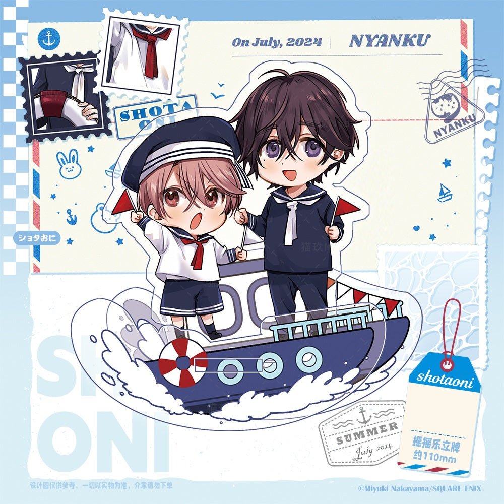 Shota Oni | Badge & Shikishi Board & Quicksand Standee & Acrylic Stand Figure Set Mao Jiu Anime Goods - FUNIMECITY
