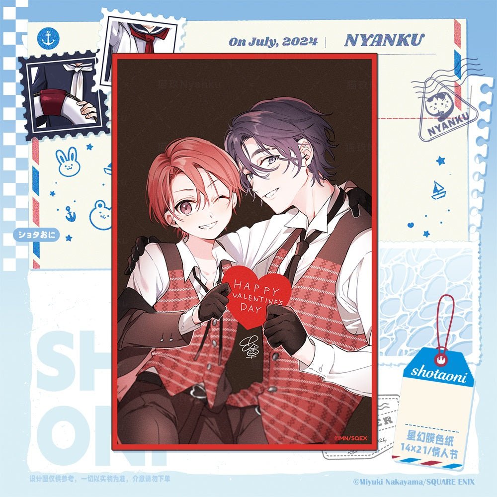 Shota Oni | Badge & Shikishi Board & Quicksand Standee & Acrylic Stand Figure Set