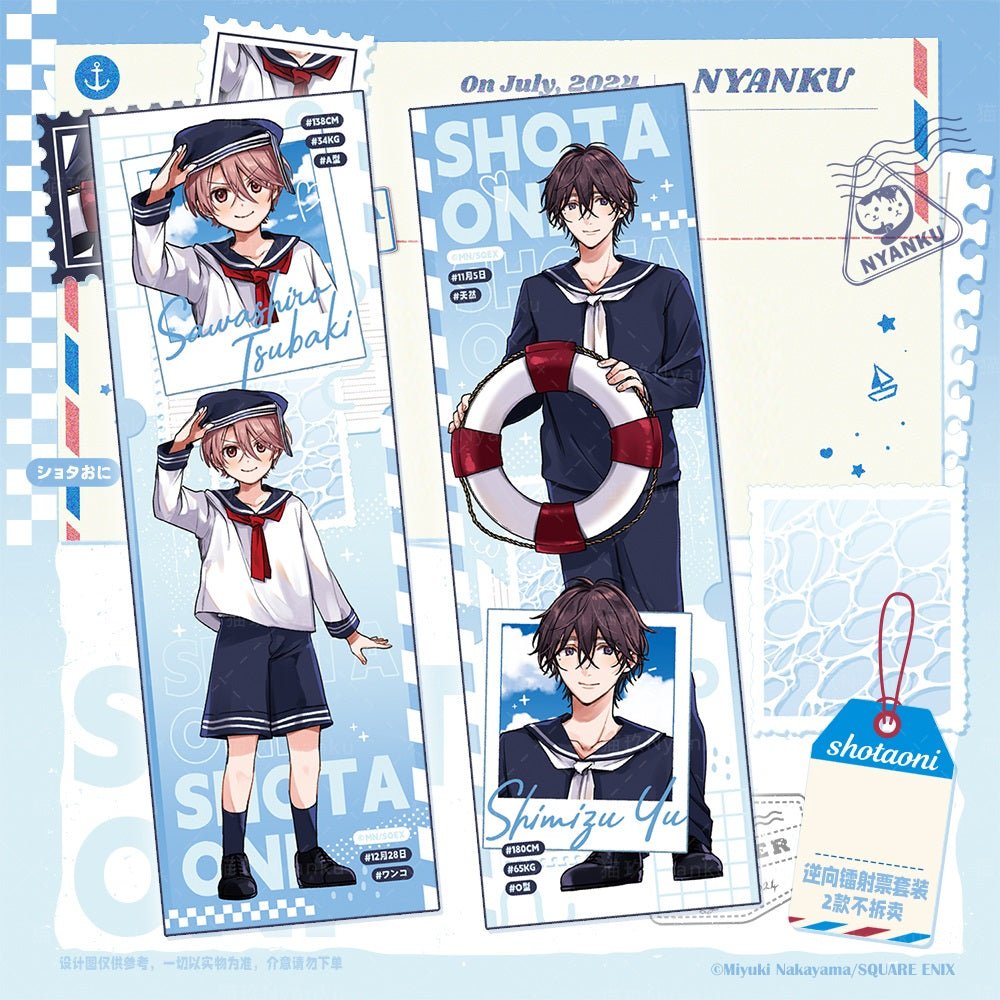 Shota Oni | Badge & Shikishi Board & Quicksand Standee & Acrylic Stand Figure Set Mao Jiu Anime Goods - FUNIMECITY