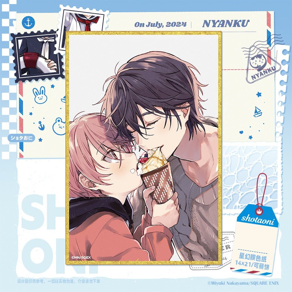 Shota Oni | Badge & Shikishi Board & Quicksand Standee & Acrylic Stand Figure Set