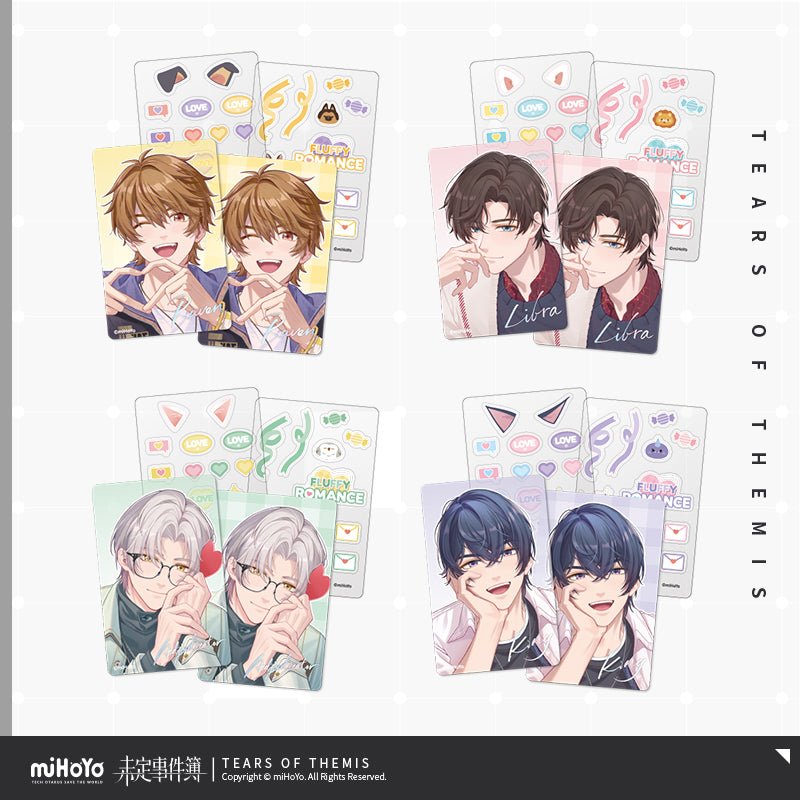 Tears of Themis | Fluffy Romance Series Badge & Photo Card Set miHoYo - FUNIMECITY