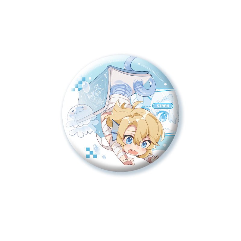 The Falling Merman | BOOK Chibi Badge Set