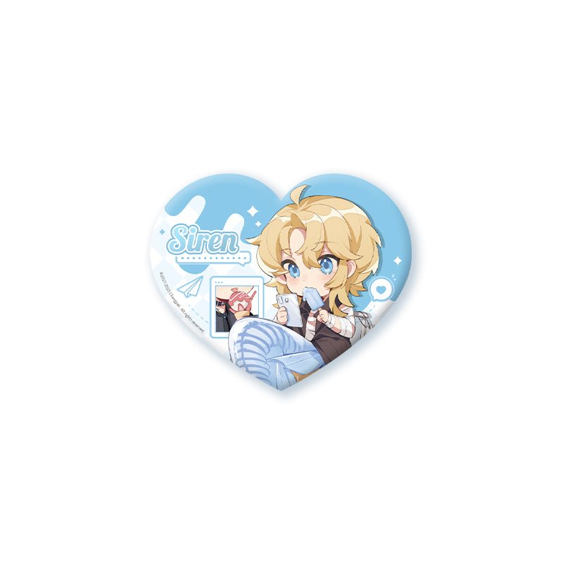 The Falling Merman | MESSAGE Chibi Badge Set
