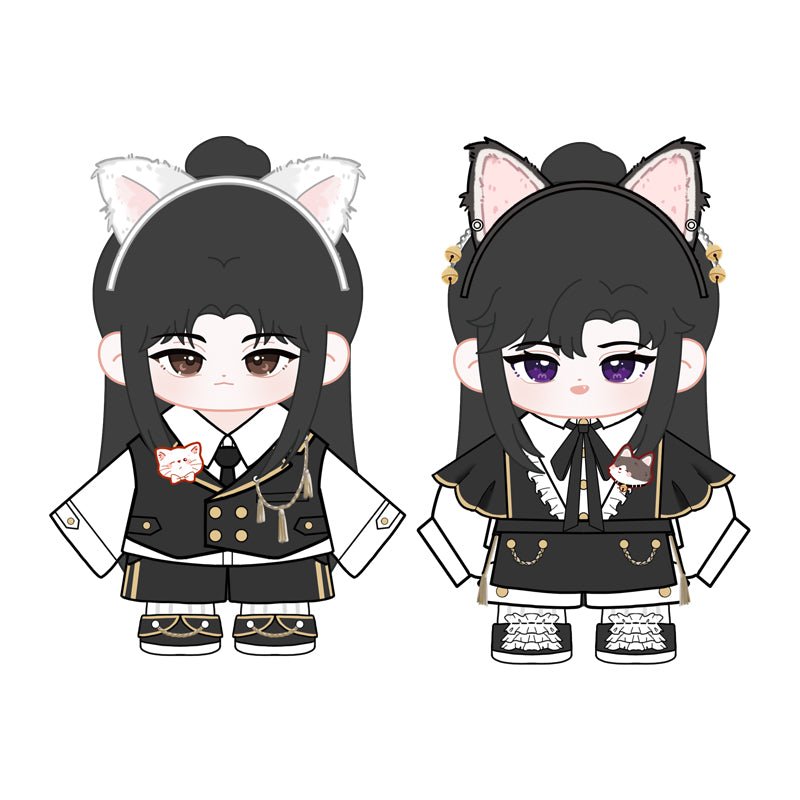 The Husky and His White Cat Shizun | Zhong Xia Ye 20cm Plush Doll