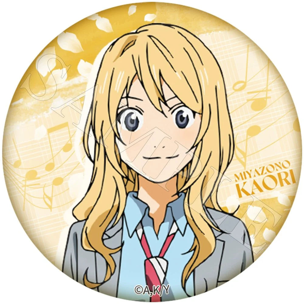 Your Lie in April | Miyazono Kaori Badge & Charm & Acrylic Stand Figure & Quicksand Standee Set XINGHEDONGMAN Anime Goods - FUNIMECITY Your Lie in April - 宫园薰 - Chibi Charm